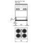 Профессиональная электрическая плита Modular FU 70/70 PCE