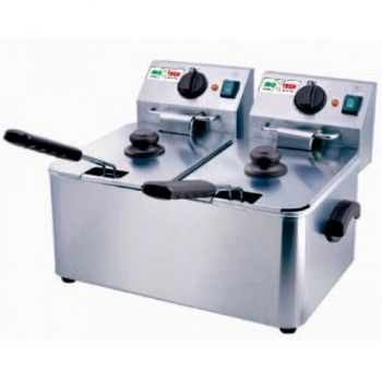 Профессиональная фритюрница Inoxtech HDF-4+4