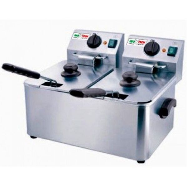 Профессиональная фритюрница Inoxtech HDF-4+4