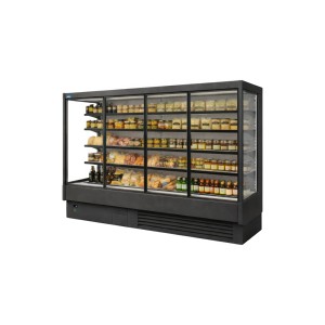 Пристенная холодильная горка COLD Praga R-15, площадь экспозиции 3,80 м²