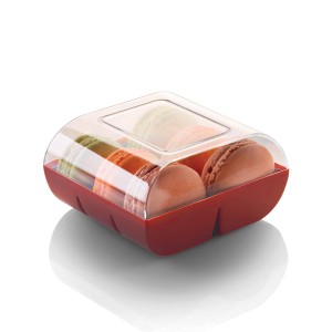 Набір коробок Silikomart Ruby Red 6 для макаронс, 90 шт. у комплекті