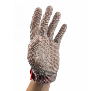 FoREST Chainmail Glove Size M, Red Strap, 383230