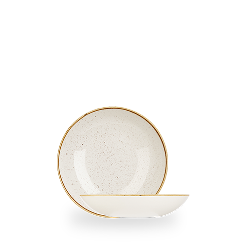 Churchill Stonecast Barley White Coupe Bowl SWHSEVB71, 18.2 cm