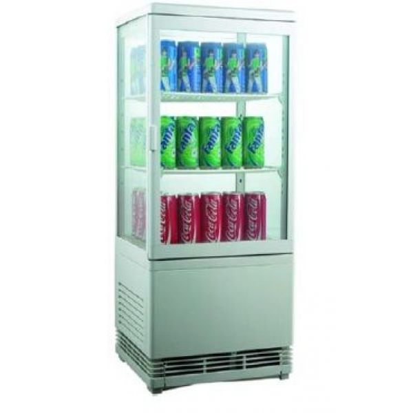 Шкаф-витрина холодильный EWT INOX RT58L (БН)