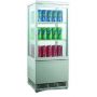 Шкаф-витрина холодильный EWT INOX RT58L (БН)