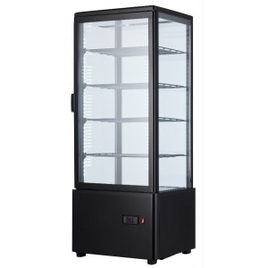 Шафа-вітрина холодильна кондитерська REEDNEE RT98B black