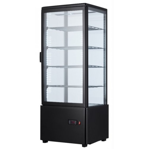 Шафа-вітрина холодильна кондитерська REEDNEE RT98B black