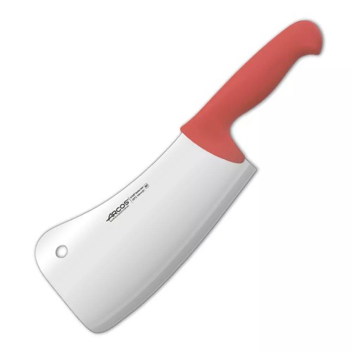 Тесак для мяса Arcos 2900 220 мм, красная рукоятка, арт. 297222