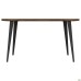 AMF Cherry 1400 Dining Table, black graphite frame/oak Livorno top, art. 221124