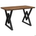 AMF Daisy 1200 Table, Black Graphite/Livorno Oak, Art. 221383
