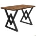 AMF Daisy 1200 Table, Black Graphite/Livorno Oak, Art. 221383