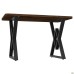 AMF Daisy 1200 Table, Black Graphite/Livorno Oak, Art. 221383