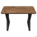 AMF Daisy 1200 Table, Black Graphite/Livorno Oak, Art. 221383