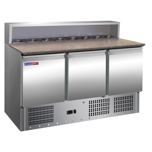 Cooleq PS 903 Refrigerated Dough Prep Table, 400 L