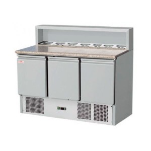 Стіл для піци Frosty PS903GT, гранітна стільниця на 3 дверцята