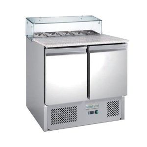GoodFood GF-PS900GT-H6C Refrigerated Pizza Prep Table
