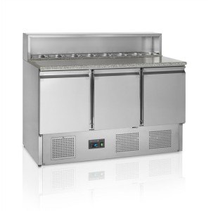 Стіл холодильний для приготування піци Tefcold PT930-I, об'єм 368 л