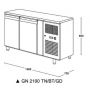 Стол холодильный COOLEQ GN 2100 TN