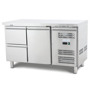 Стіл холодильний GoodFood GF-GN2110TN-HC дві шухляди
