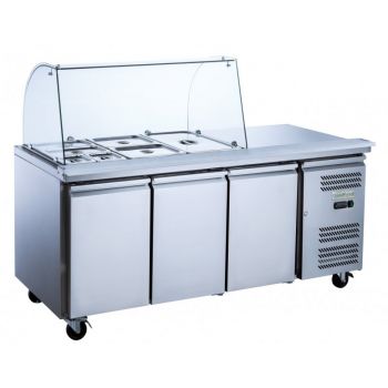 Стол холодильный GoodFood GF-GN3100SALGC-HC