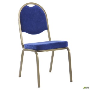 AMF Hilton Banquet Chair, Gold Frame, Rozana-101 Fabric, art. 059404