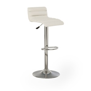 Стілець барний Nowy Styl Olivia chrome Eco-50 білий