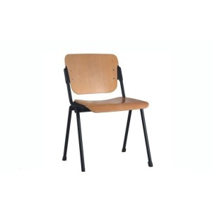 Nowy Styl Era Wood Black Visitor Chair