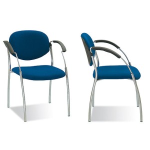 Nowy Styl Split Chrome Visitor Chair