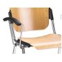 Стілець ERA ARM WOOD CHR (BOX)