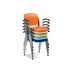 Nowy Styl Era Wood Arm Chrome Visitor Chair