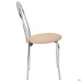 AMF Vanessa Chrome Chair, Beige Faux Leather, art. 218681