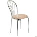 AMF Vanessa Chrome Chair, Beige Faux Leather, art. 218681