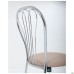 AMF Vanessa Chrome Chair, Beige Faux Leather, art. 218681