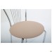 AMF Vanessa Chrome Chair, Beige Faux Leather, art. 218681