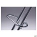 AMF Zeta High Stool, Chrome, Black Faux Leather, art. 050228