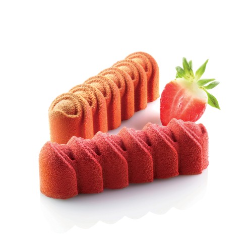 Silikomart SQ028/YL 'Surf' Silicone Mould, 24 Cavities x 100 ml