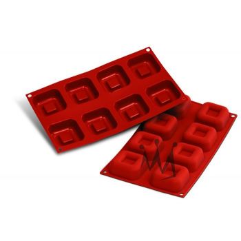Силіконова форма квадрат Silikomart SF082/C (6,5х6,5 см)