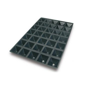 Силіконова форма піраміда Silikomart SQ057/YL (7,2х7,2 см, h 6 см)