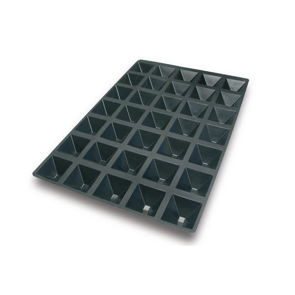Силіконова форма піраміда Silikomart SQ057/YL (7,2х7,2 см, h 6 см)