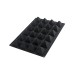 Силиконовая форма Silikomart SQ057/YL, пирамида, 24 ячейки, жёлтая