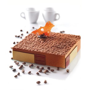Силіконовий лист для декору Silikomart COFFEE MAT, кавові зерна