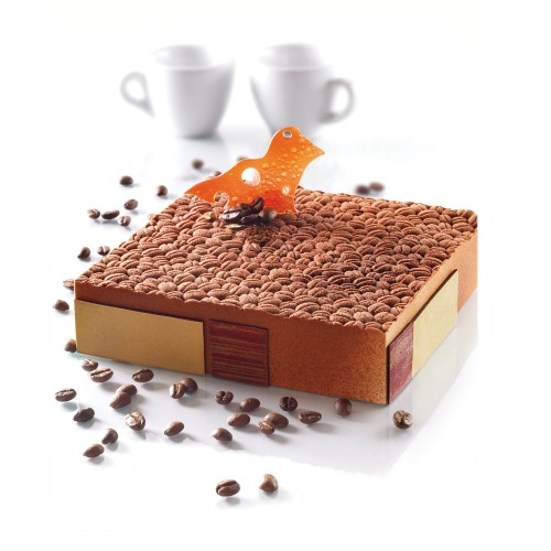 Силіконовий лист для декору Silikomart COFFEE MAT, кавові зерна