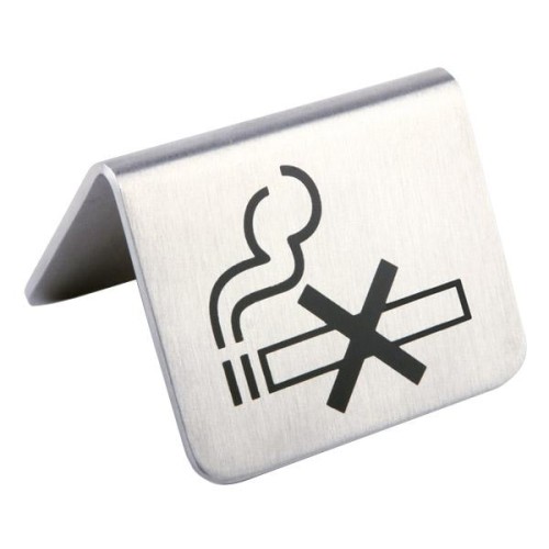 APS 00572 'No Smoking' Table Sign, Set of 2