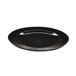 Тарілка чорна кругла F0087BK-12 Alt Porcelain Delux плоска