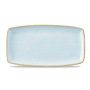 Тарілка Churchill серія Stonecast Duck Egg Blue SDESOP141 (прямокутна, 35х18,5 см)