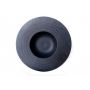 Тарілка для пасти чорна матова з візерунком Line FC0004-12 Delux Alt Porcelain