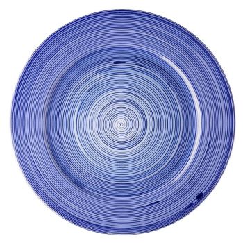Тарілка G.Benedikt декор Spiral серія Indigo MIR2131-X8849 (Ø31 см)