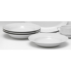 Porvasal Augusta 1060010 Deep Plate, Ø22 cm