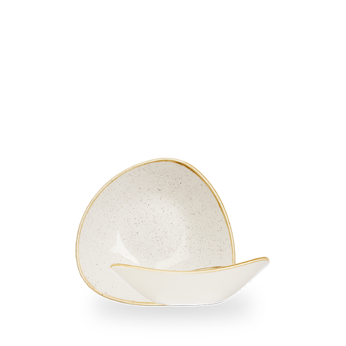 Миска трикутна Churchill Stonecast Barley White SWHSTRB71, 18,5 см