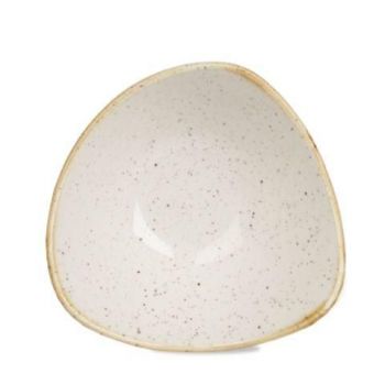 Тарілка глибока трикутна Churchill серія Stonecast White Speckle SWHSTRB71 (18,5 см)